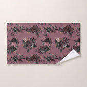 Serviette à motif de fleurs de Bourgogne (Serviette à main)