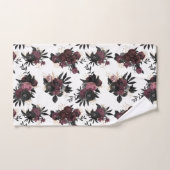 Serviette à motif de fleurs de Bourgogne (Serviette à main)