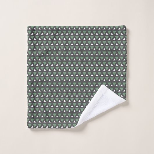 Serviette à motif géométrique moderne (Gant de toilette)