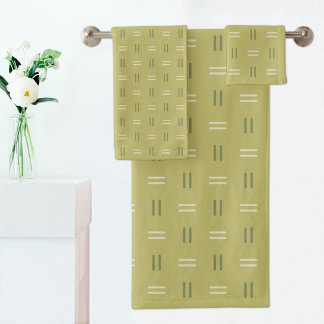 Serviette à motif Ligne Verte