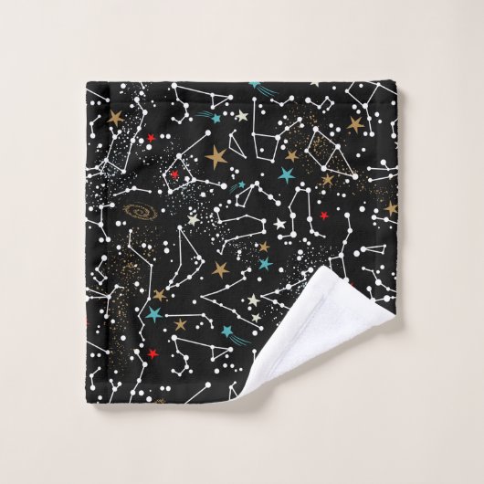Serviette à motif spatial (Gant de toilette)