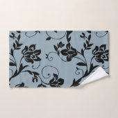 serviette à motifs floraux (Serviette à main)