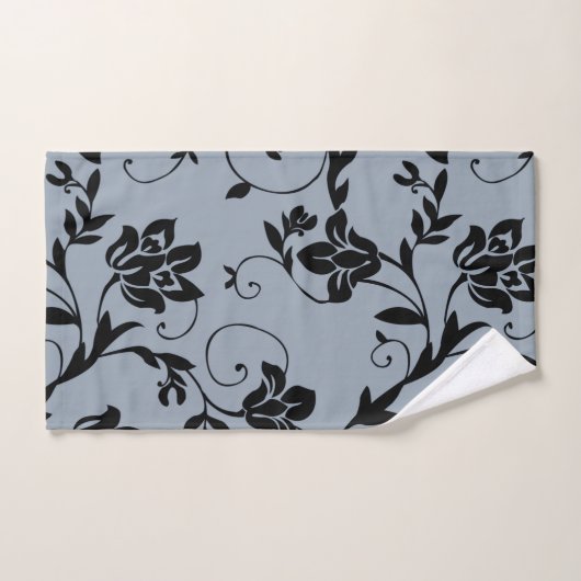 serviette à motifs floraux (Serviette à main)