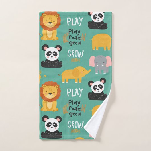 Serviette à personnage animalier (Serviette à main)