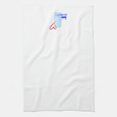 SERVIETTE À PLAT AZUREST LOVE (Vertical)