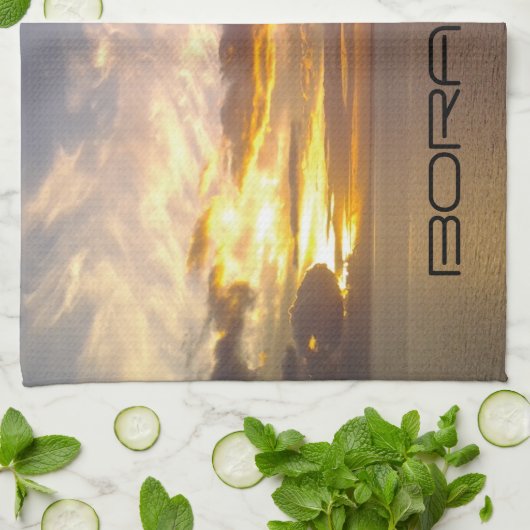 Serviette à plat Bora Bora (Plié)