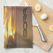 Serviette à plat Bora Bora (Quart Plié)