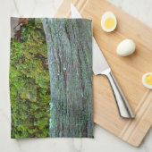 Serviette à plat d'automne (Quart Plié)