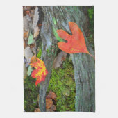 Serviette à plat d'automne (Vertical)