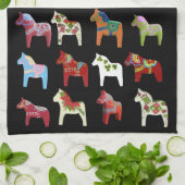 Serviette à plat de Diverse Dala (Plié)