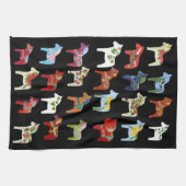 Serviette à plat de Diverse Dala (Horizontal)