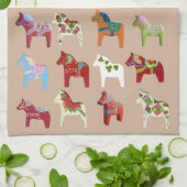 Serviette à plat de Diverse Dala (Plié)