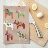 Serviette à plat de Diverse Dala (Quart Plié)