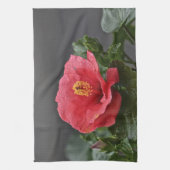 Serviette à plat de fleurs (Vertical)