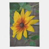 Serviette à plat de fleurs (Vertical)