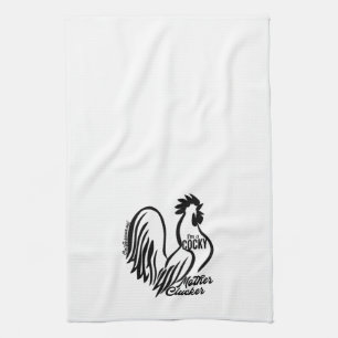 Serviette à plat de la mère Cocky