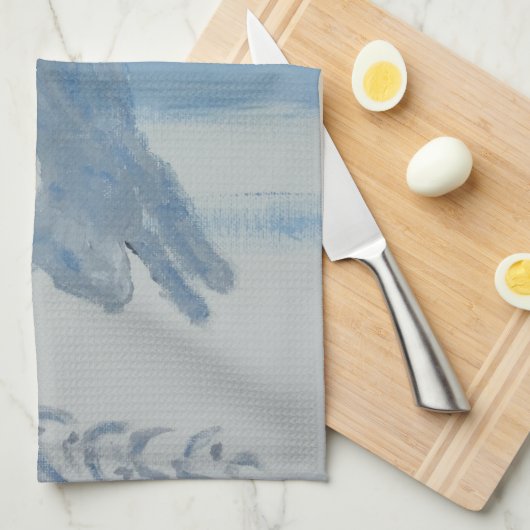 Serviette à plat de lapin de Lapin (Quart Plié)