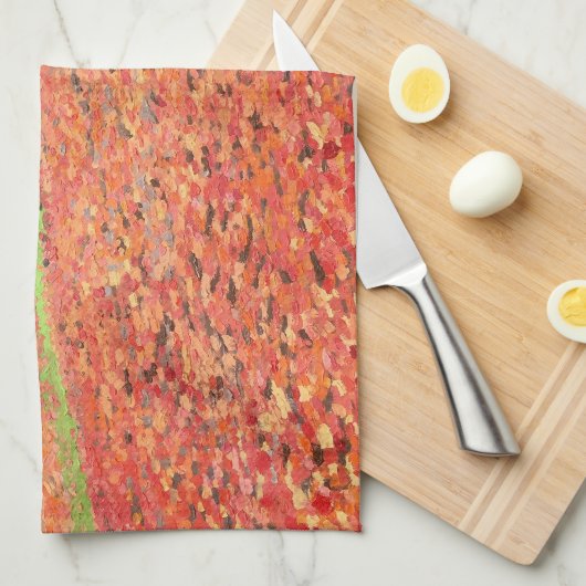 Serviette à plat Feuille de Paris (Quart Plié)