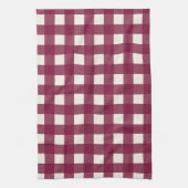 Serviette à plat Red Checker (Vertical)