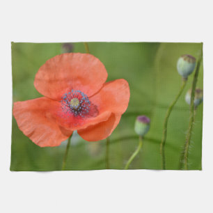 Serviette à plat Red Poppy