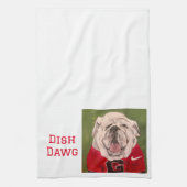 Serviette à plat UGA Dawg (Vertical)