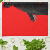 Serviette à plat Zombie (Plié)