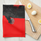 Serviette à plat Zombie (Quart Plié)