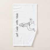 Serviette à sueur gonflable (Serviette à main)