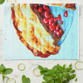 serviette à tarte cerise (Plié)