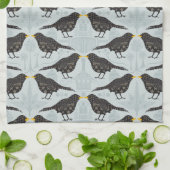 Serviette à thé Black Bird (Plié)