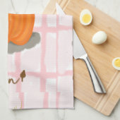 Serviette à thé citrouille (Quart Plié)