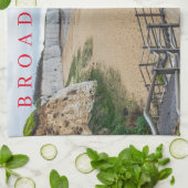 Serviette à thé de Broadstairs Kingsgate Bay (Plié)