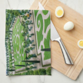 Serviette à thé du Jardin de Versailles (Quart Plié)