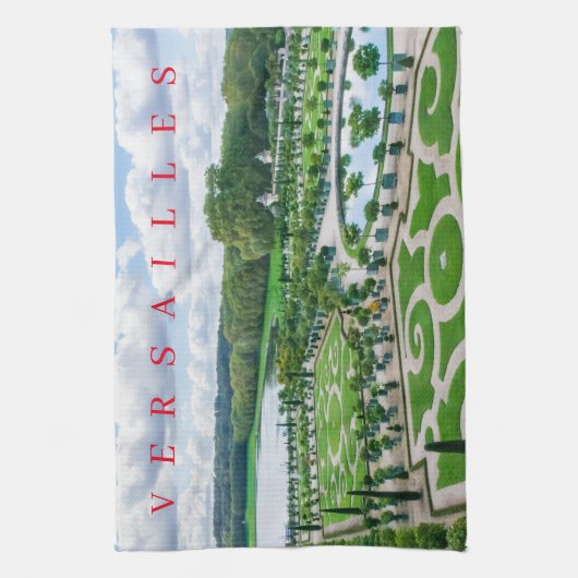 Serviette à thé du Jardin de Versailles (Vertical)