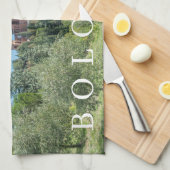 Serviette à thé du Sanctuaire de Bologne San Luca (Quart Plié)