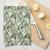 Serviette à thé Feuille gomme (Quart Plié)