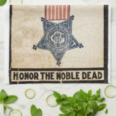 Serviette à thé GAR Banner (Plié)