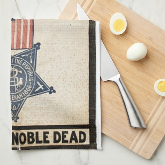 Serviette à thé GAR Banner (Quart Plié)