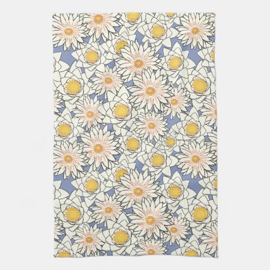 SERVIETTE À THÉ JAUNE À SOUFFLE CLAIR (Vertical)