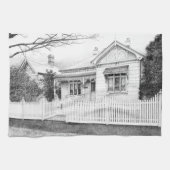 Serviette à thé - 'Kensington House' (Horizontal)