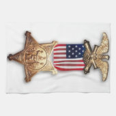 Serviette à thé pour médaille GAR (Horizontal)