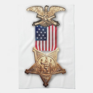 Serviette à thé pour médaille GAR