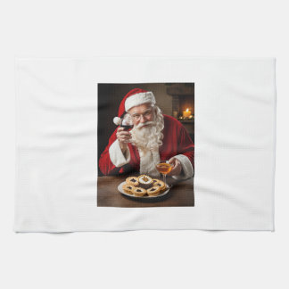 Serviette à thé Santa Claus