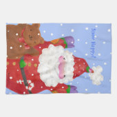 Serviette à thé Snow Happy (Horizontal)