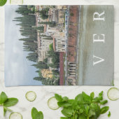 Serviette à thé Verona Castel San Pietro (Plié)