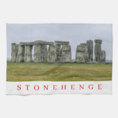 Serviette à thé vue Stonehenge (Horizontal)