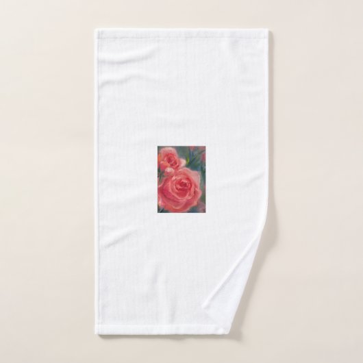 SERVIETTE À THÈME FLORAL (Serviette à main)