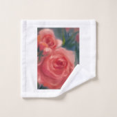 SERVIETTE À THÈME FLORAL (Gant de toilette)