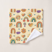 Serviette à tourbillon funky Déco de salle de bain (Gant de toilette)