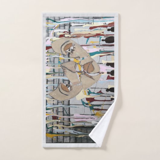 Serviette Abstraite (Serviette à main)